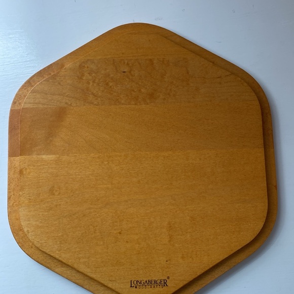 Longaberger Hexagon Generations Basket with Lid and Protector - Picture 8 of 10